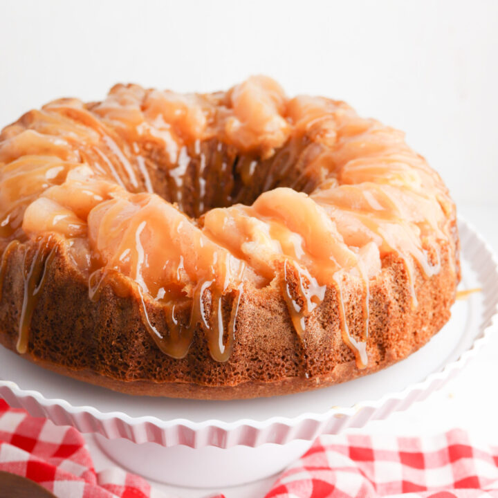 Caramel Apple Upside Down Cake