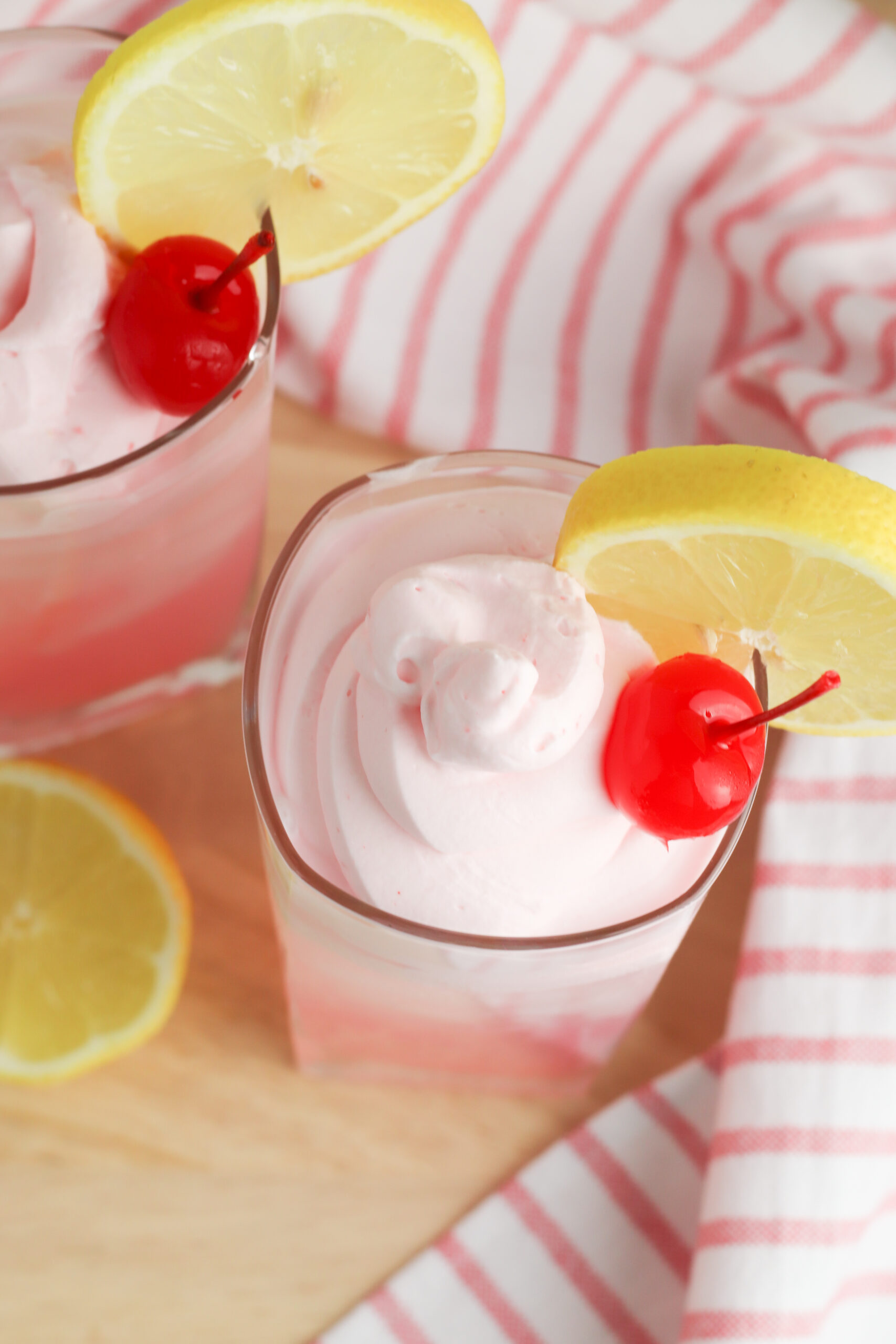 Whipped Pink Lemonade Recipe Kid Friendly Summer Drink {Not Quite