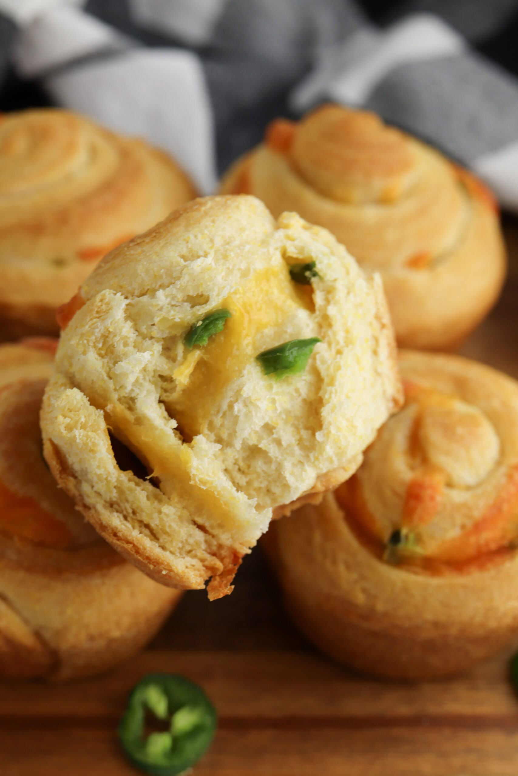 Jalapeño Cornbread Swirls Recipe Summer Side Dish Idea {Not Quite