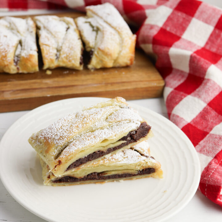 Nutella Puff Pastry Braids