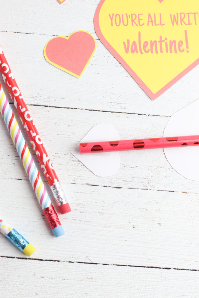 Free Printable Classroom Valentine's Day Cards - Pencil Valentines! - {Not  Quite} Susie Homemaker