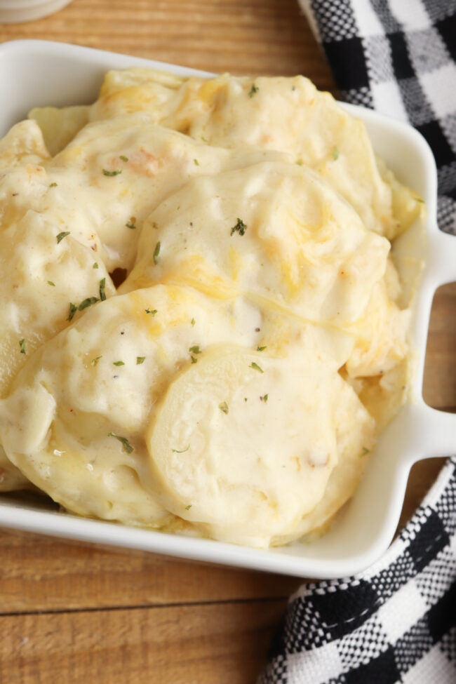 Crock Pot Au Gratin Potatoes Recipe {Not Quite} Susie Homemaker