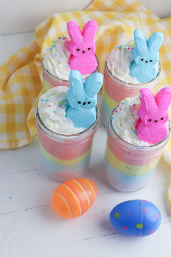 Easy easter jello pie jars recipe not quite susie homemaker