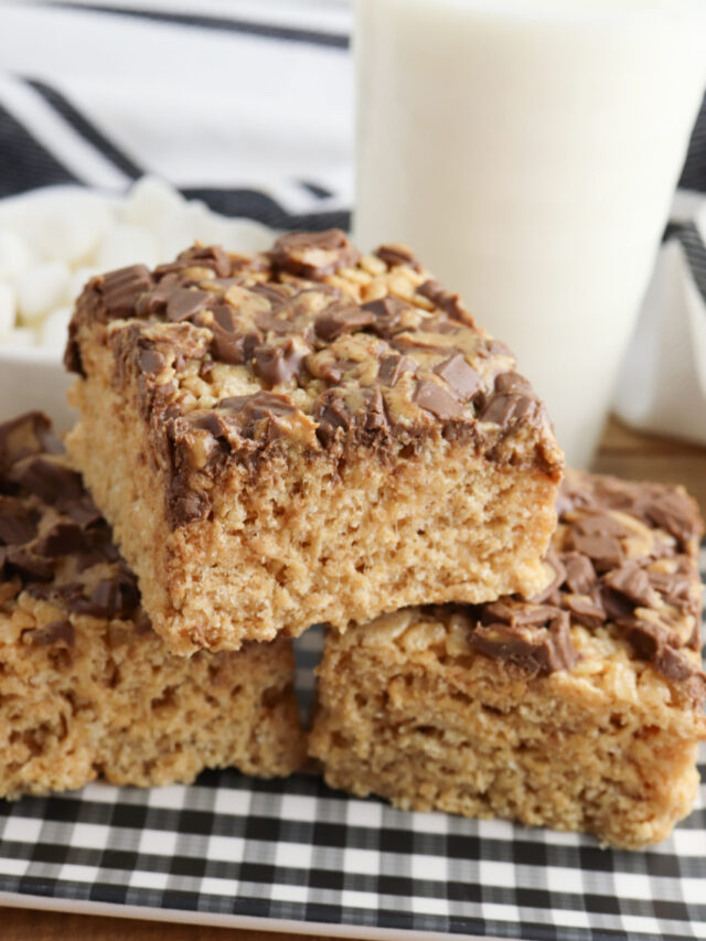 Reese's Rice Krispie Treats Recipe - {Not Quite} Susie Homemaker