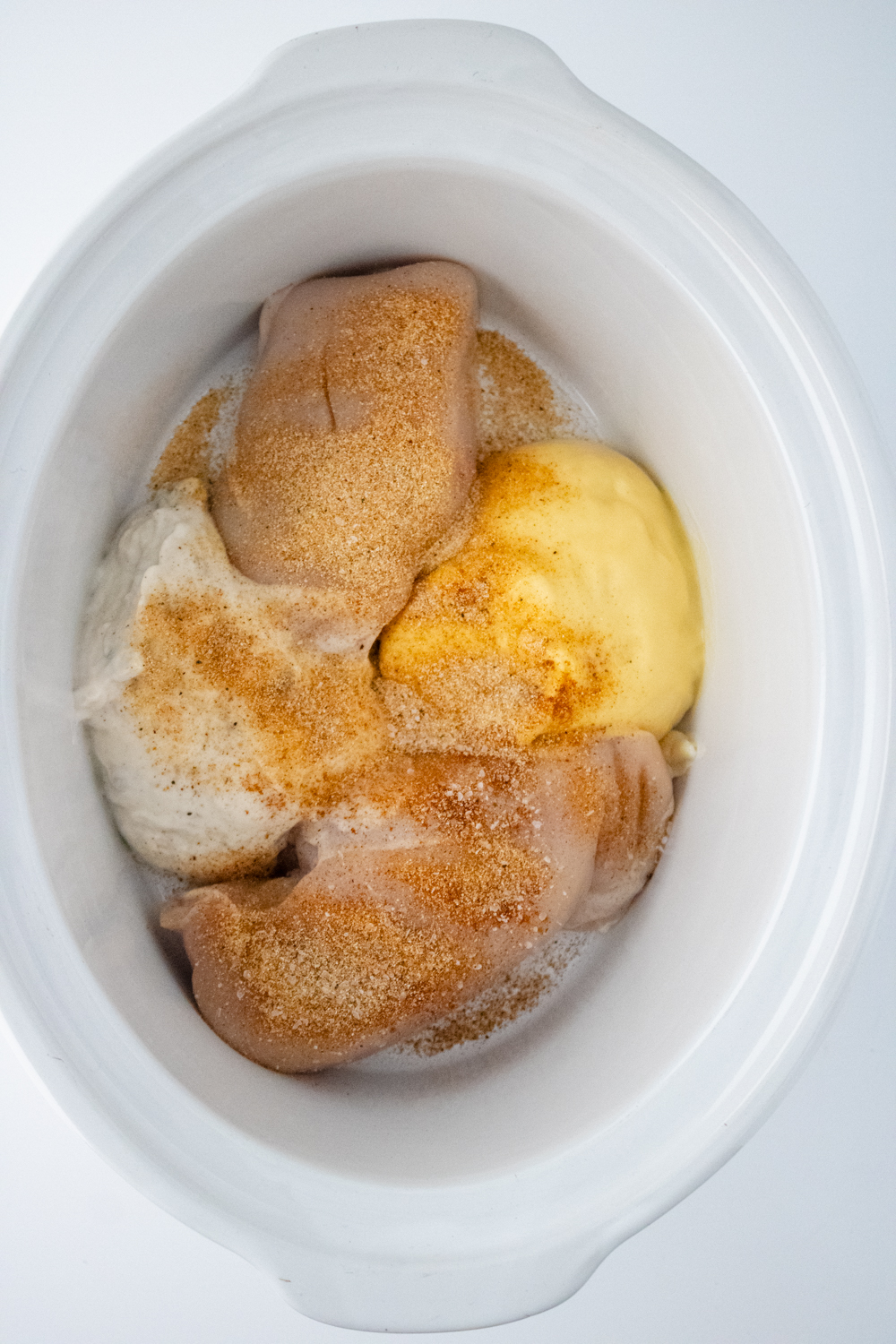 Slow Cooker Creamy Chicken Recipe - {Not Quite} Susie Homemaker