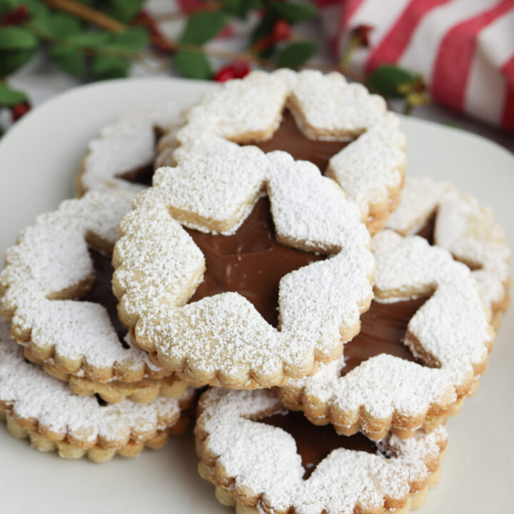 Nutella Linzer Cookies